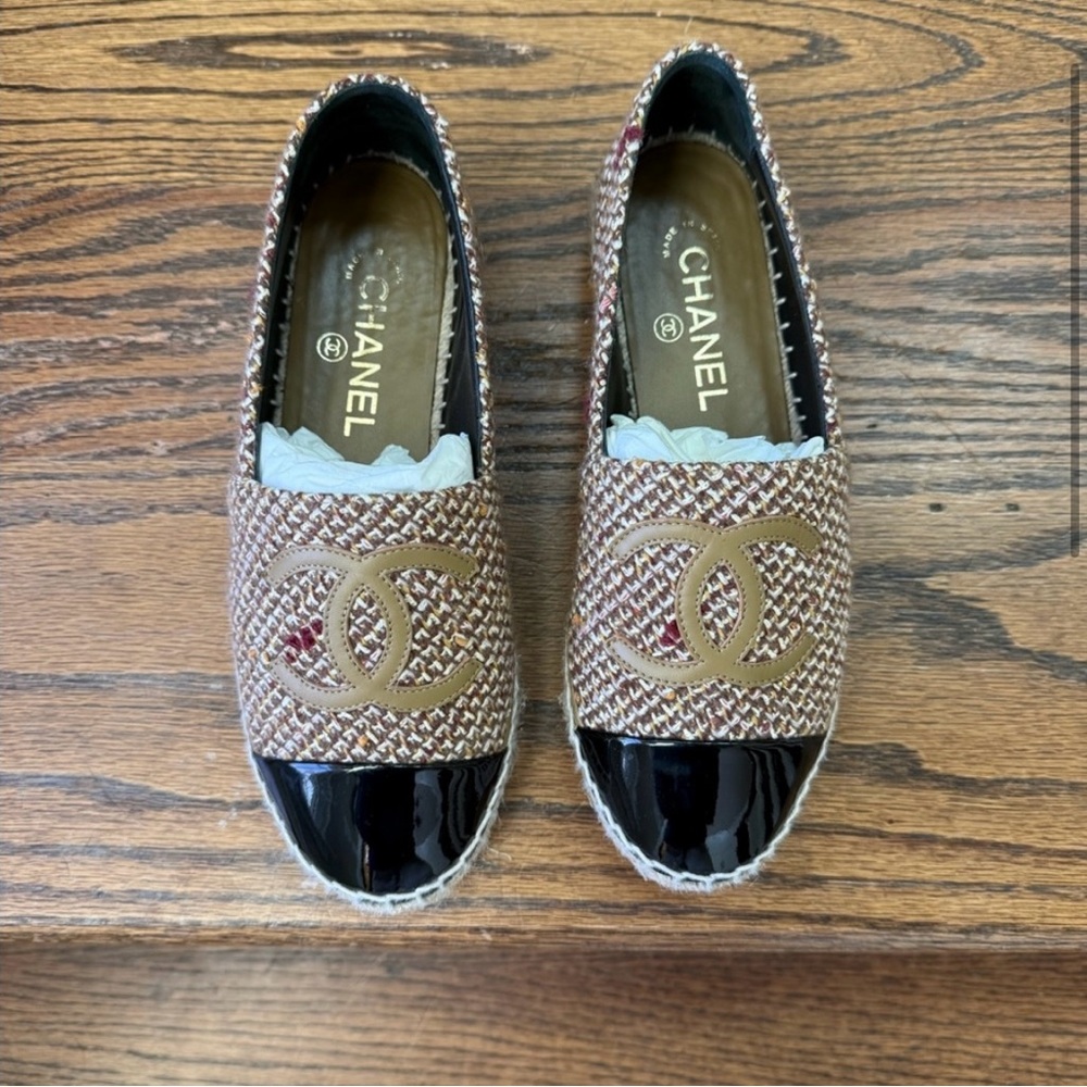Chanel Tweed Espadrilles
